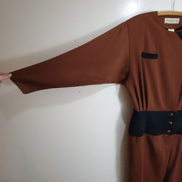 Vintage Claude Rap Paris Wool Long Sleeve Dress - Picture 7 of 16